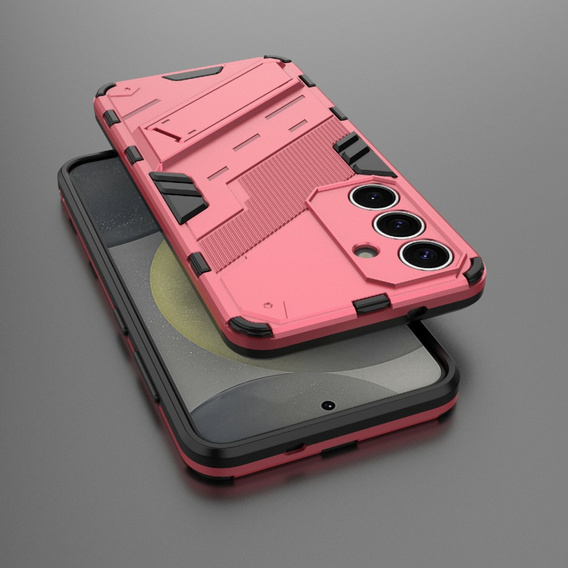Tok Samsung Galaxy A56 5G, Military kickstand, rózsaszín