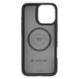 Spigen tok iPhone 16 Pro készülékhez, Enzo Aramid MagSafe, szénfekete / ezüst + 9H edzett üveg