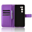 Pattintható tok a Oppo Reno 12, Wallet Smart Magnet, lila