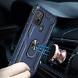 Páncélozott telefontok a Motorola Moto G10/G30, Nox Case Ring, kék