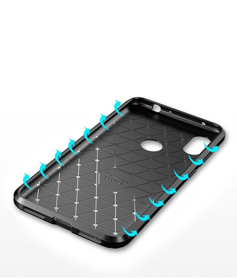 Telefontok a Xiaomi Redmi Note 6 Pro, Carbon Gel, fekete