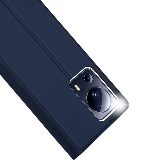 Dux Ducis Telefontok a Xiaomi 13 Lite, Skinpro, sötétkék