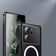 Kameravédő tok Xiaomi 13T / 13T Pro, CamShield MagSafe, átlátszó / fekete