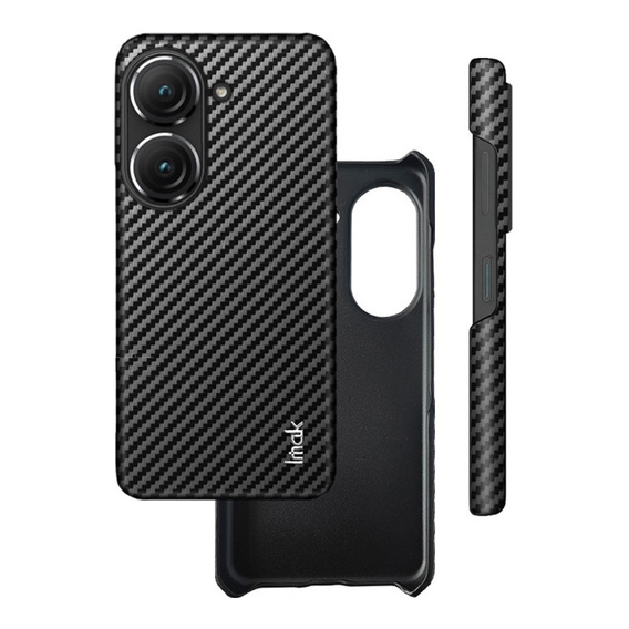 IMAK Telefontok a Asus Zenfone 9 5G / 10 5G, Ruiyi Series Case Carbon, fekete