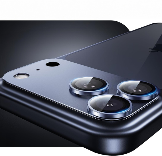 2x ERBORD edzett üveg iPhone 17 Pro Max kamera szigethez