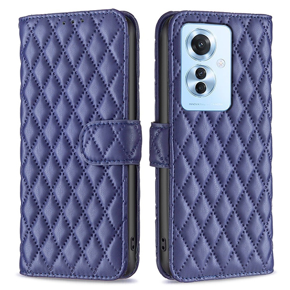 Pattintható tok a Oppo Reno 11F 5G, Wallet, BINFEN COLOR, kék