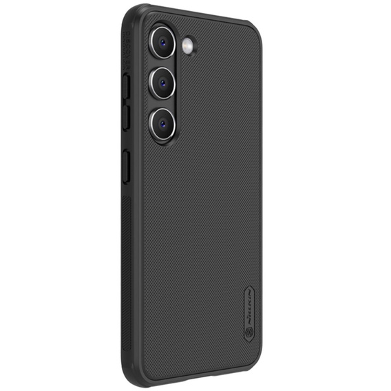 NILLKIN tok Samsung Galaxy S23, Super Frosted Shield Case, fekete