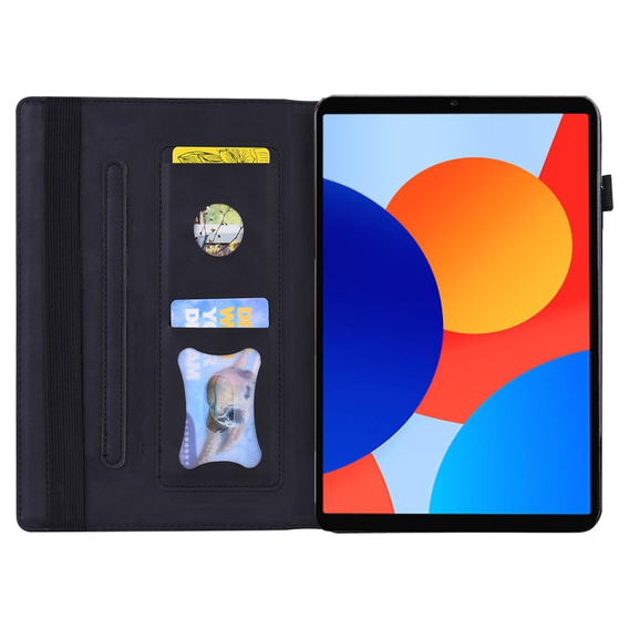 Tok Xiaomi Redmi Pad SE 8.7, Classic, tolltartóval, fekete