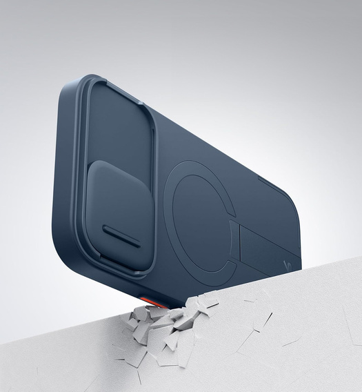 Tok iPhone 12 / 12 Pro készülékhez, Suritch Shockproof, MagSafe, fekete