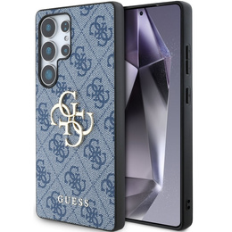 GUESS Telefontok a Samsung Galaxy S25 Ultra, 4G Big Metal Logo, kék
