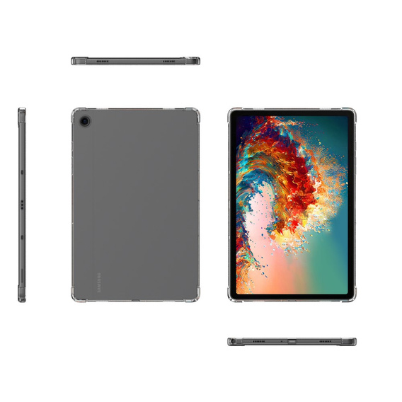 Tok Samsung Galaxy Tab A9 készülékhez, szilikon, átlátszó