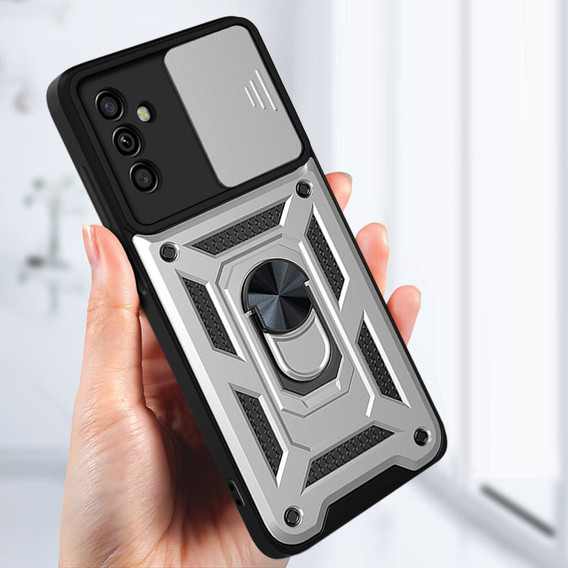 Telefontok a Samsung Galaxy A14 4G/5G, CamShield Slide, ezüst