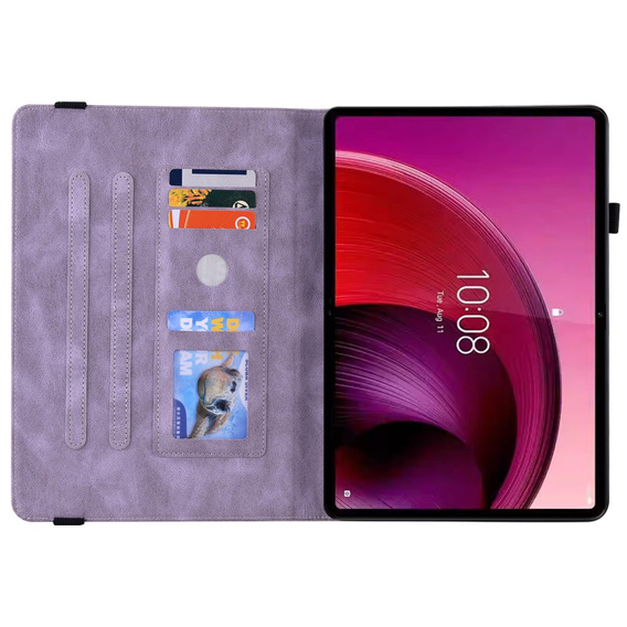 Tok Lenovo Tab M11, Butterfly, lila