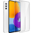 2x edzett üveg a Samsung Galaxy M52, ERBORD 9H Hard Glass a képernyőn