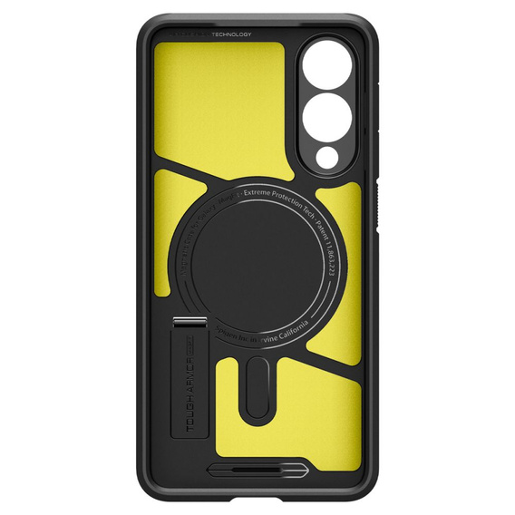 Spigen tok Samsung Galaxy S25 Edge készülékhez, Tough Armor Mag Mag MagSafe, fekete + 9H edzett üveg