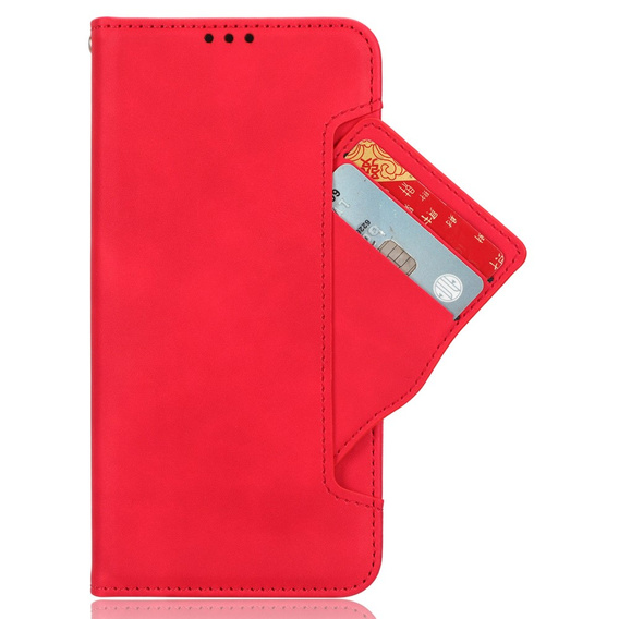 Pattintható tok a T Phone 2 5G, Card Slot, piros