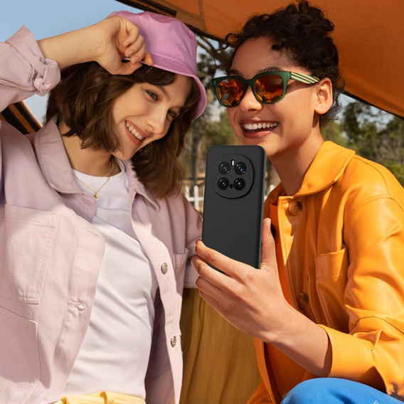 Telefontok a Honor Magic7 Pro 5G, Silicone MagSafe, fekete