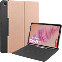 Tok Lenovo Tab Plus, Smartcase, rózsaszín rose gold