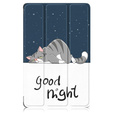 Tok Lenovo Tab P11 Pro Gen 2 TB132FU TB132XU 11.2", pánttal, sleeping cat