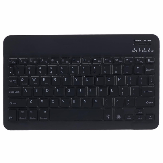 Tok + billentyűzet Lenovo Tab M10 Plus Gen 3 TB-125F TB-128F, fekete
