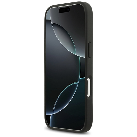 GUESS strasszos háromszög logós tok iPhone 17 Pro-hoz