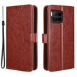 Pattintható tok a T Phone 2 Pro 5G, Crazy Horse Wallet, barna