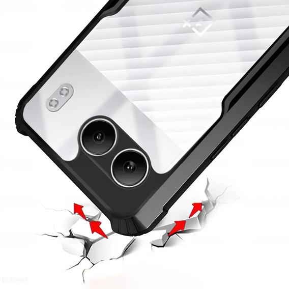 Telefontok a OnePlus Nord 4, AntiDrop Hybrid, fekete