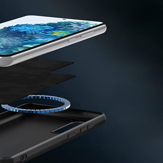 Telefontok a Samsung Galaxy S20 FE, Silicone MagSafe, fekete