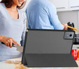 Tojás Lenovo Idea Tab 11" 2025 TB336FU TB336ZU, állvány, Smartcase tolltartóval, szürke színű