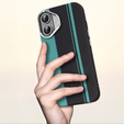 Tok iPhone 16, Carbon Fiber MagSafe, fekete / kék