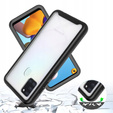 Tok Samsung Galaxy A21S készülékhez, Shockproof, fóliával, kék