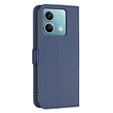 Pattintható tok a Xiaomi Redmi Note 13 5G, BINFEN Wallet, kék