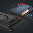 Tok Google Pixel 8 Pro-hoz, MagSafe, ERBORD Matt Case, fekete