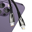 Baseus Glimmer USB-C és Lightning 20W 2m kábel iPhone-hoz