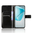 Pattintható tok a Infinix Hot 50 Pro+ 4G, Crazy Horse Wallet, fekete