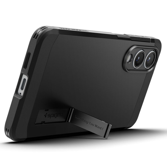 Spigen tok Samsung Galaxy S25 Edge készülékhez, Tough Armor Mag Mag MagSafe, fekete + 9H edzett üveg