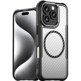 Tok a iPhone 16 Pro Max, Fusion Hybrid Carbon, MagSafe-hoz, fekete