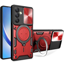 Páncélozott tok Samsung Galaxy A54 5G, CamShield Slide, piros