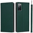 Bőr tok a Samsung Galaxy S20 FE, ERBORD Grain Leather, zöld