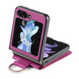 Tok Samsung Galaxy Z Flip7 FE / Z Flip6, Card Slot Ring Case, lila
