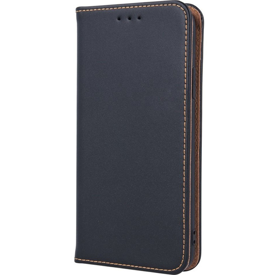 Pattintható tok a Samsung Galaxy A32 5G, Split Leather Wallet, fekete