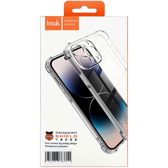 IMAK Telefontok a Xiaomi Redmi Note 13 Pro+, Dropproof, átlátszó