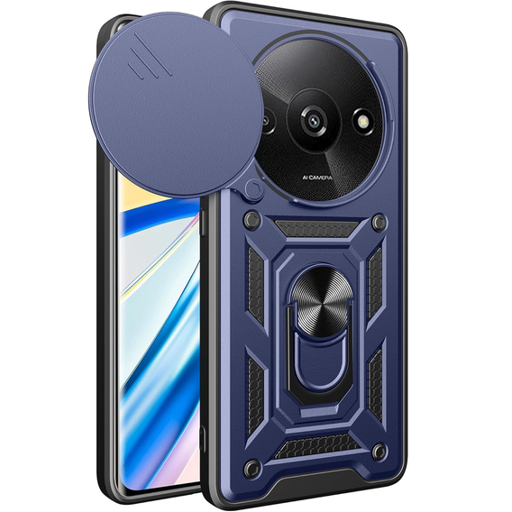 Telefontok a Xiaomi Redmi A3, CamShield Slide, kék