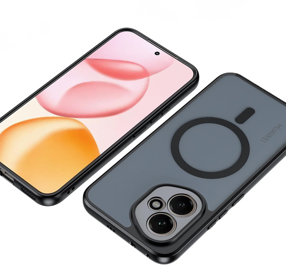 Tok Honor 400 5G-hoz, MagSafe, ERBORD Matt Case, fekete