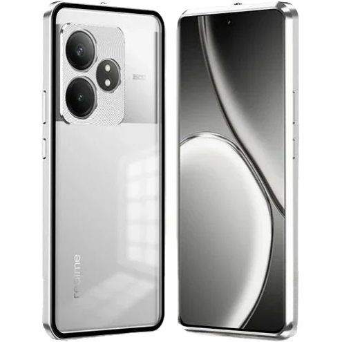 Tok az Realme GT 6 / 6T, Frame Case, ezüst