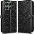 Flap tok Motorola Edge 60 Pro, Wallet Rhombus, fekete