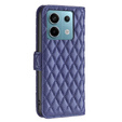 Pattintható tok a Xiaomi Redmi Note 13 Pro 5G, Wallet, BINFEN COLOR, kék