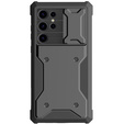Tok Samsung Galaxy S24 Ultra, ERBORD Rugged MagSafe tok, fekete (két keret)