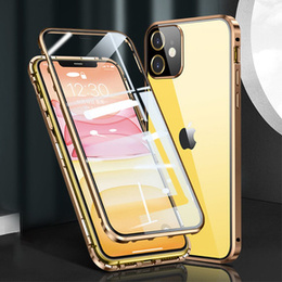 Tok iPhone 12 Mini, Magnetic Dual Glass, arany