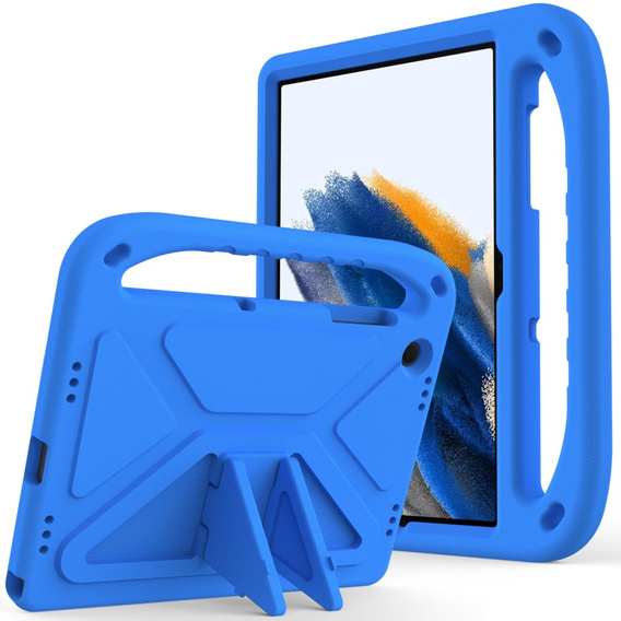 Gyermek tok Samsung Galaxy Tab A9+, Gyermek tok fogantyúval, kék